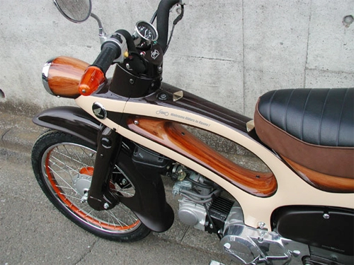 Honda super cub 50 giả ốp gỗ