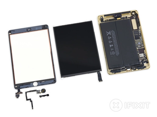 Ifixit ipad mini 3 khó sửa chẳng khác nào ipad air 2