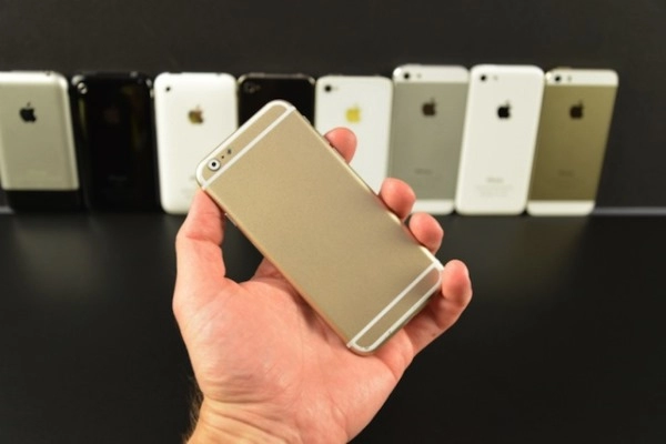 Iphone 6 đọ dáng cùng đại gia đình iphone