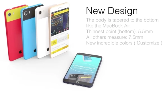 Iphone air siêu mỏng mang âm hưởng macbook air
