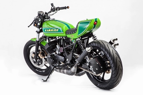 Kawasaki kamikaze xế nổ 2 thì độ cafe racer