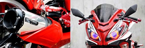 Kawasaki ninja 250r độ lạ mắt