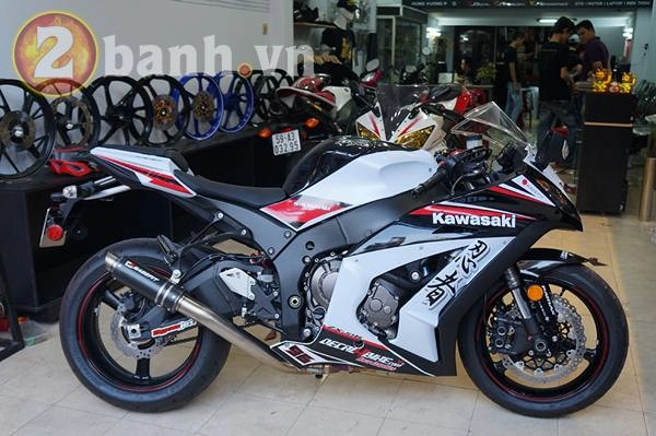 Kawasaki zx-10r race graphics design by decal4bike