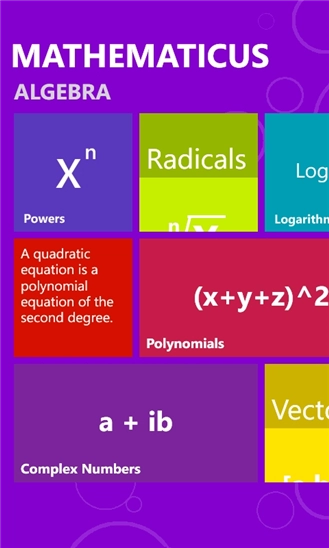 Mathematicus ứng dụng ghi nhớ công thức toán dễ dàng