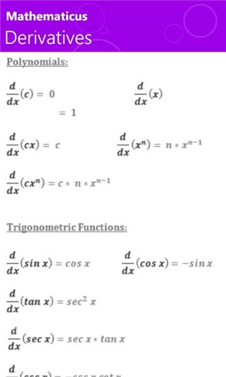 Mathematicus ứng dụng ghi nhớ công thức toán dễ dàng