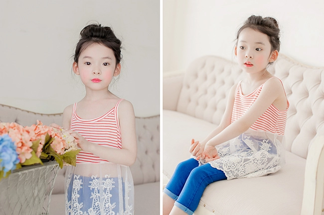 Mẫu nhí 6 tuổi đắt show như người lớn