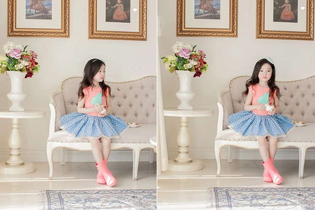 Mẫu nhí 6 tuổi đắt show như người lớn