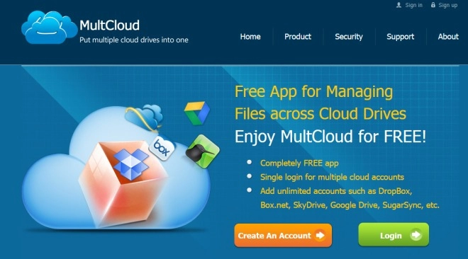 Multcloud chương trình quản lý các dịch vụ lưu trữ đám mây 