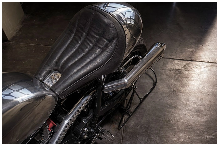 Ngắm triumph steampunk racer mạnh mẽ đến từng chi tiết