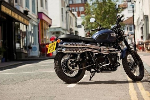 Những nét mới trên triumph scrambler 2014