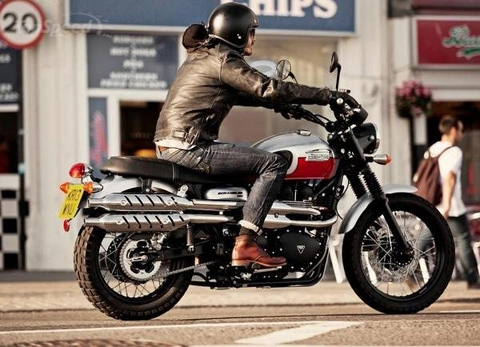 Những nét mới trên triumph scrambler 2014