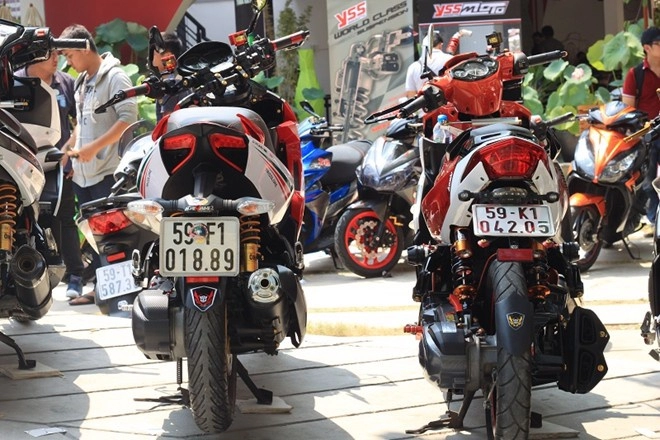 Nouvo độ phong cách ducati 1199 tại scooter festival 2014