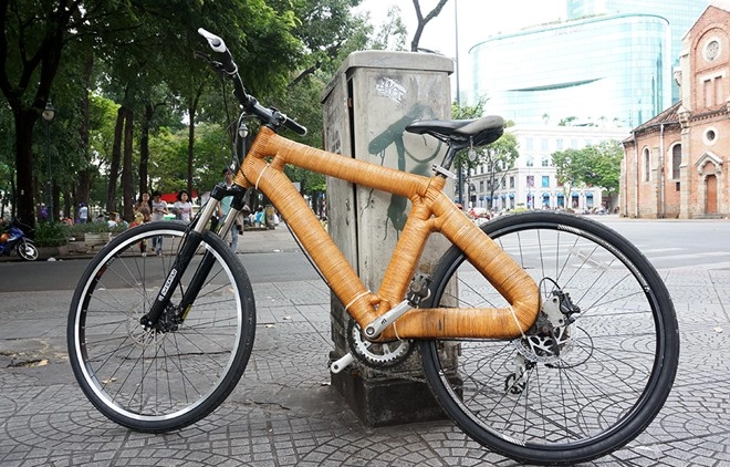 Podu00 - chiếc xe đạp làm bằng vật liệu độc đáo