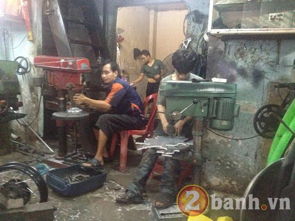 Quá trình độ vỏ phuộc trusty cho exciter gp 2012