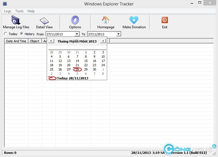 Quản lý truy cập file đơn giản với windows explorer tracker
