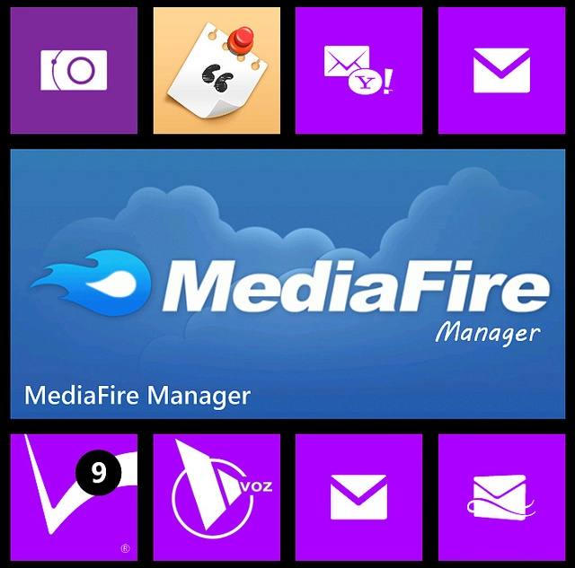 Quản lý và share file từ mediafire trên điện thoại wp8