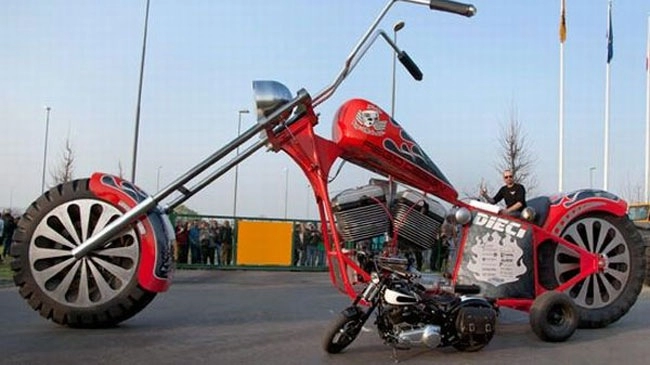 Regio design xxl chopper môtô lớn nhất thế giới