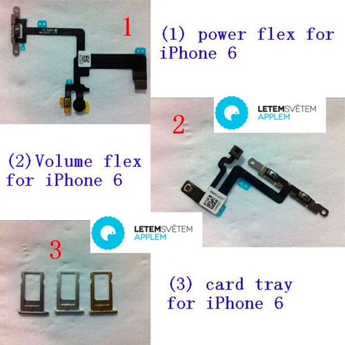 Rò rỉ khe sim cho thấy iphone 6 vẫn có 3 màu như iphone 5s