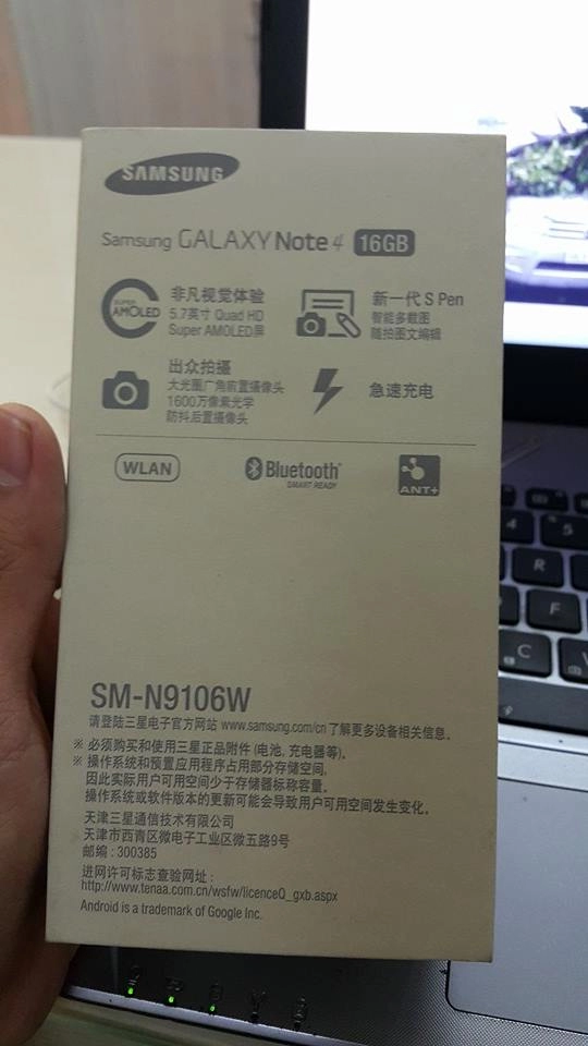 Samsung galaxy note 4 2 sim có mặt tại việt nam