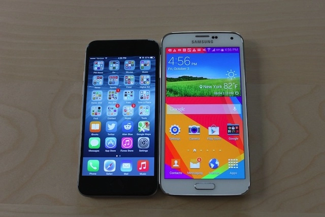 So sánh iphone 6 và galaxy s5 dành cho người dùng phổ thông