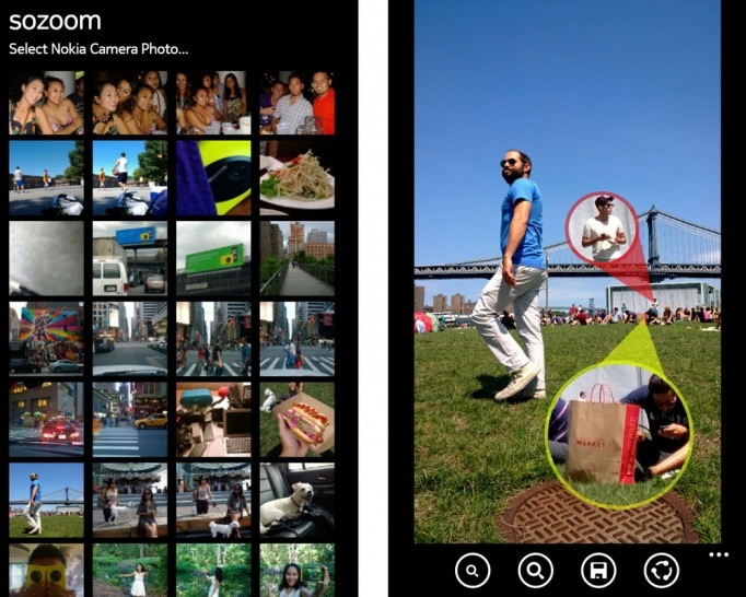 Sozoom ứng dụng zoom độc quyền dành cho nokia lumia 1020 và 1520