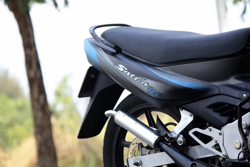 Suzuki satria 120 sơn tem đấu đen xám lamborghini