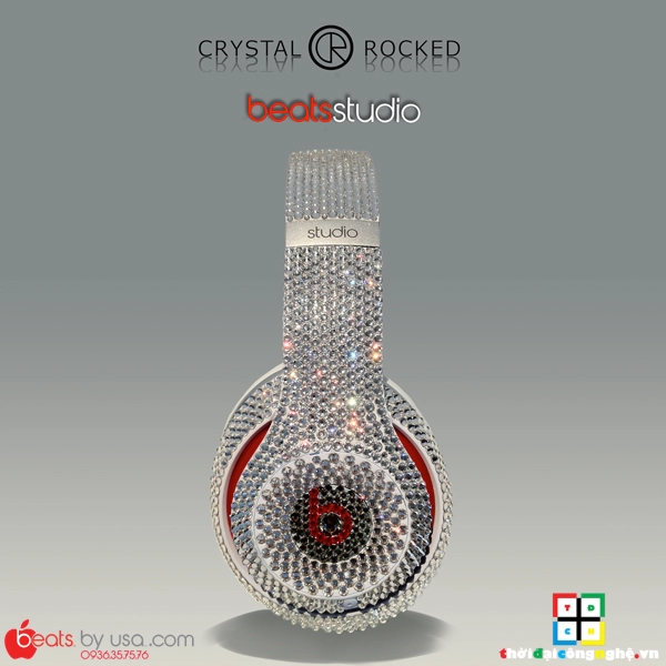 Tai nghe beats studio 2013 được đính swarovski