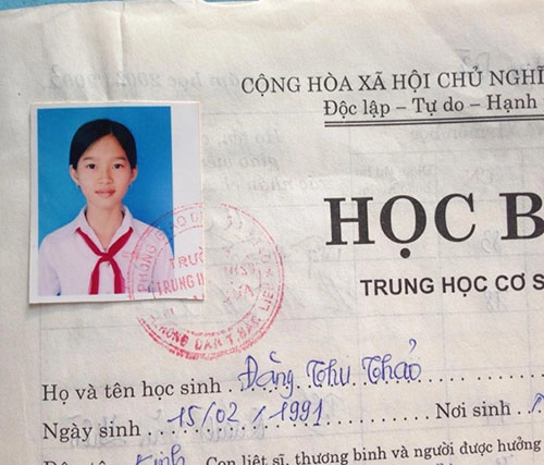 Thời thơ ấu dễ thương của hh thu thảo