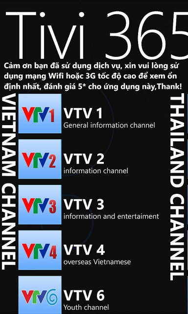 Tivi 365 xem trọn bộ các kênh truyền hình