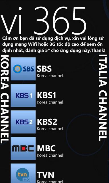 Tivi 365 xem trọn bộ các kênh truyền hình