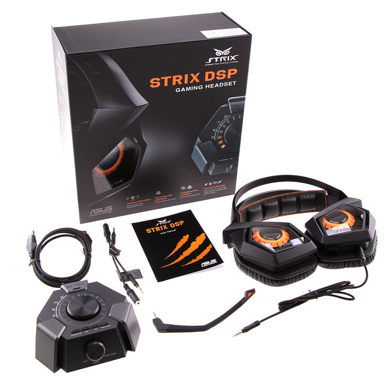 Trên tay tai nghe chơi game strix dsp