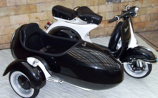 Vespa 3 bánh - vẻ đẹp mê hồn