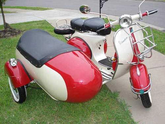 Vespa 3 bánh - vẻ đẹp mê hồn