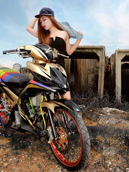 Yamaha exciter độ phong cách dragbike tại sài gòn