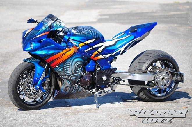 Yamaha r1 phong cách drag bike