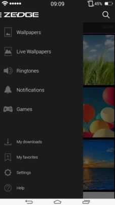 Zedge kho wallpaper nhạc chuông khổng lồ