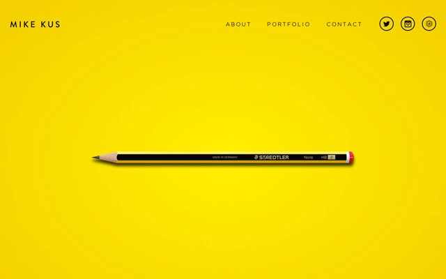 15 thiết kế portfolio ấn tượng và đơn giản