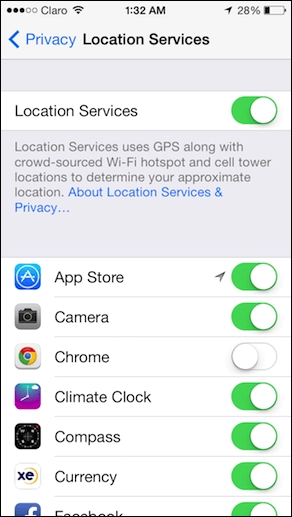 3 thủ thuật để giảm tốn pin khi sử dụng ios 7