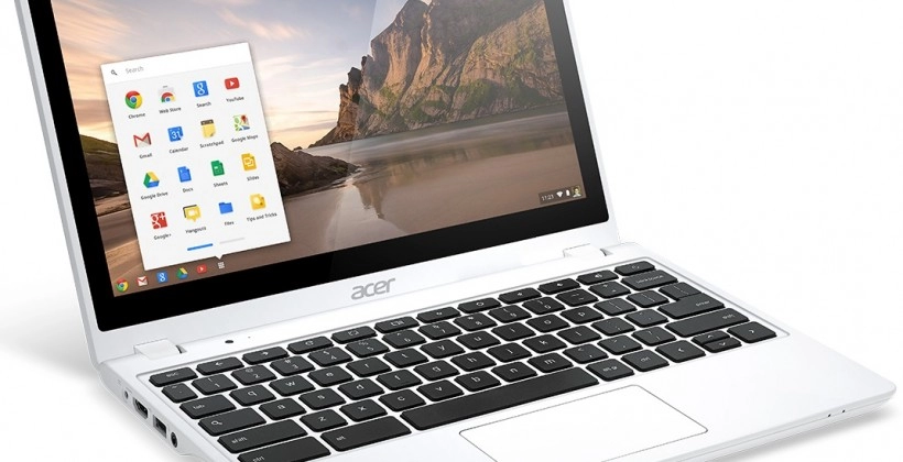 Acer nâng cấp laptop giá rẻ chromebook c720p lên 2 gb ram