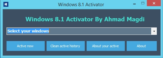 Active win 81 pro và enterprise chỉ cần 1 click với windows 81 activator