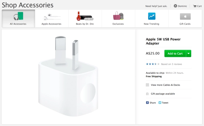 Apple thiết kế lại bộ sạc iphone cho thị trường mỹ