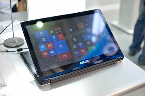 Asus ra mắt laptop dùng màn hình xoay 360 độ