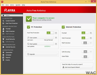 Avira free antivirus 2014 1403338 - download phần mềm diệt virus miễn phí mới nhất