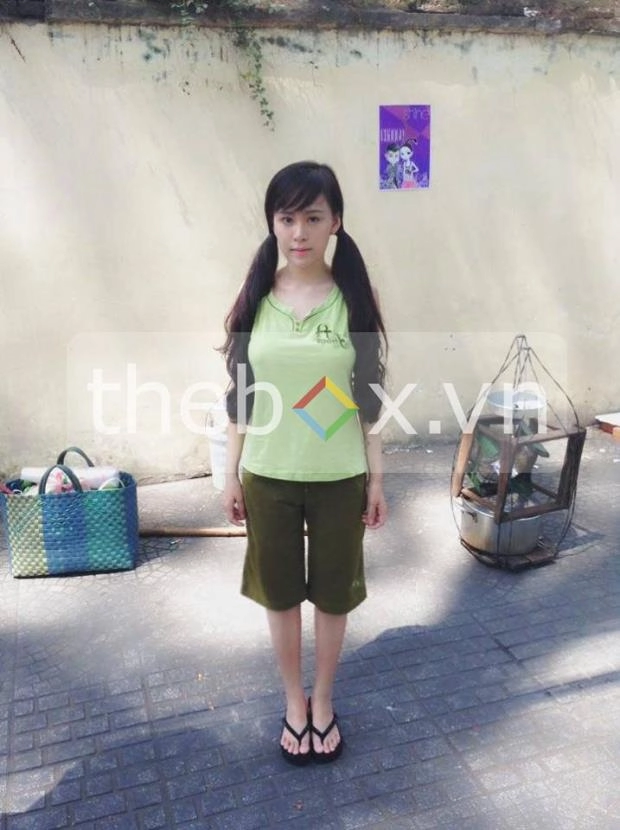 Bà tưng bất ngờ phát tán ảnh ngố tàu với tóc 2 bên