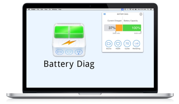 Battery diag - phần mềm theo dõi tình trạng pin cho máy mac