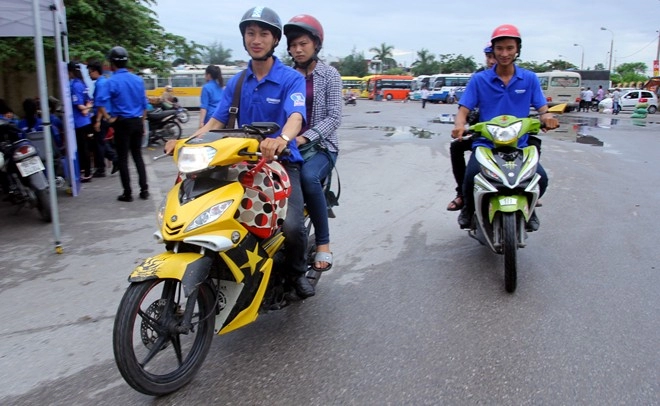 Biker exciter hải phòng làm xe ôm miễn phí