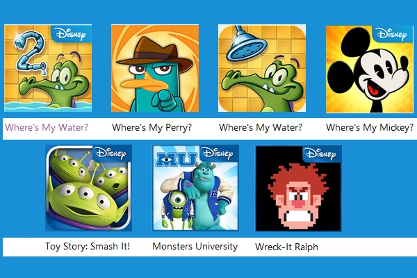 Bộ game đỉnh của disney đang được miễn phí cho wp8
