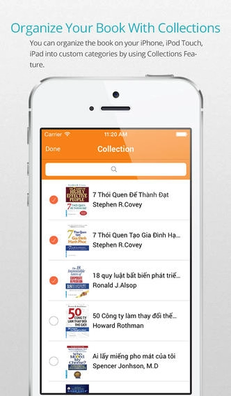 Bookstorm - ứng dụng đọc sách trên ios