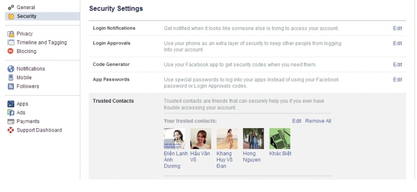 Cách cài đặt facebook để không bị facebook nghi giả danh tính