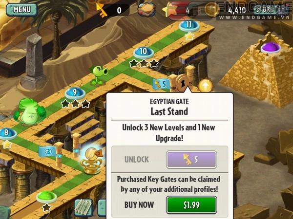 Cách chơi plants vs zombies 2 mới nhất 2014